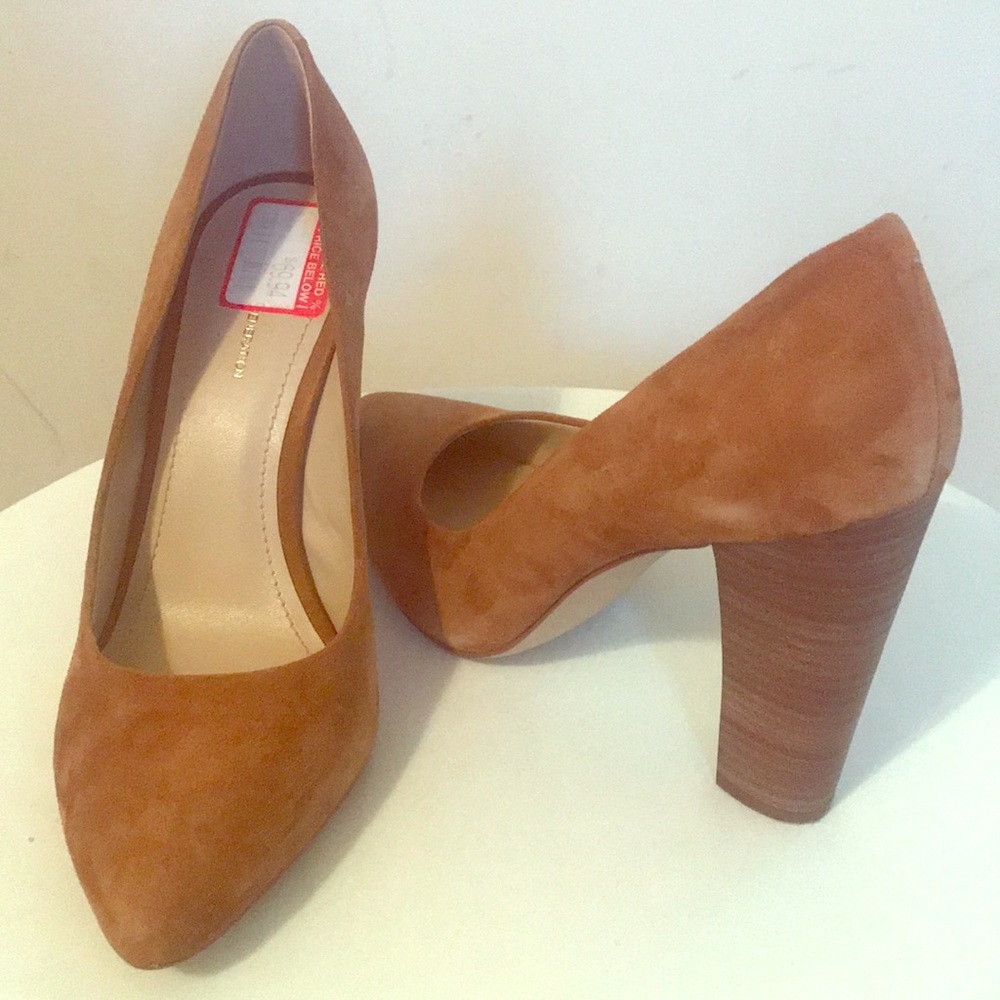 Tan suede shoes